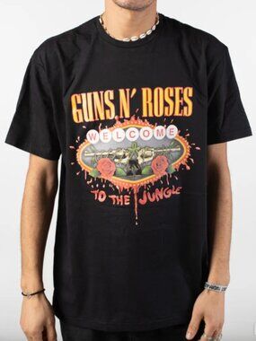 Guns N' Roses Welcome To The Jungle T-Shirt Size L